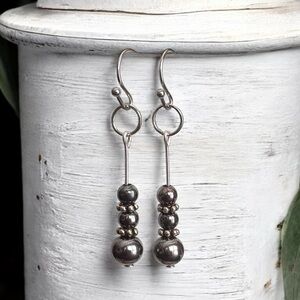 5 For $25💫Alternative Gunmetal Beaded Ball Dangles